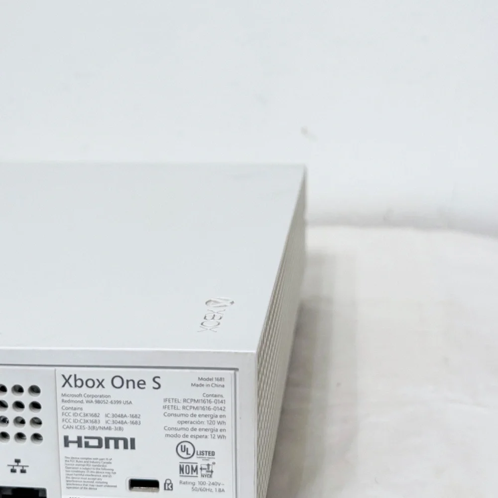 Microsoft Xbox One S 1TB Console - White- Model 1681- Bundle Games, Controller +